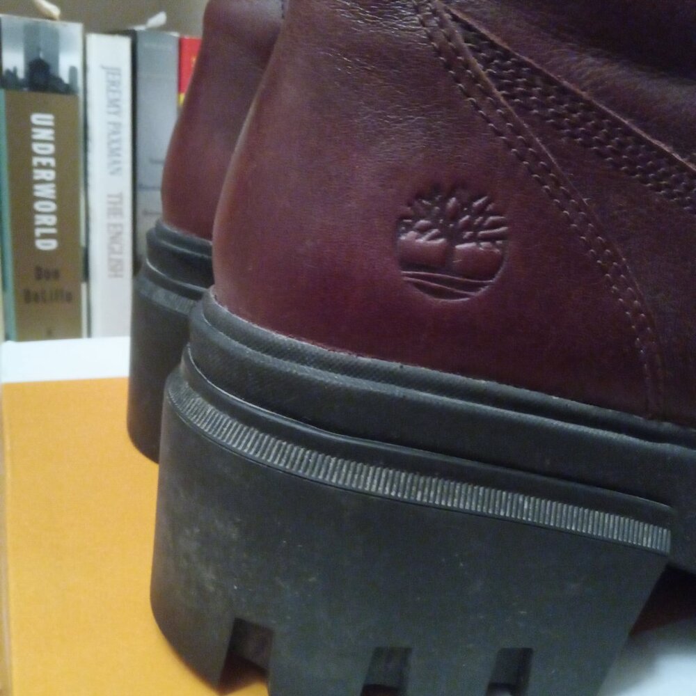Red Timberland Combat Boots - Picture 7 of 8